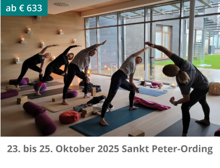 ab € 633 23. bis 25. Oktober 2025 Sankt Peter-Ording