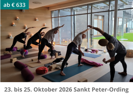 ab € 633 23. bis 25. Oktober 2026 Sankt Peter-Ording